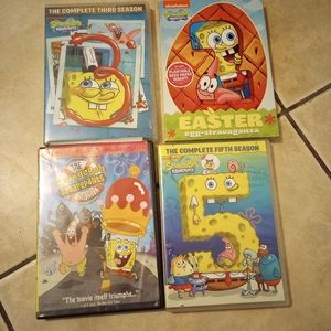 SPONGEBOB SEASONS 2-3-5 dvds